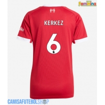 Camisa de time de futebol Liverpool Milos Kerkez #6 Replicas 1º Equipamento Feminina 2025-26 Manga Curta